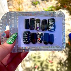 Adopt Don’t Shop Press on Nails